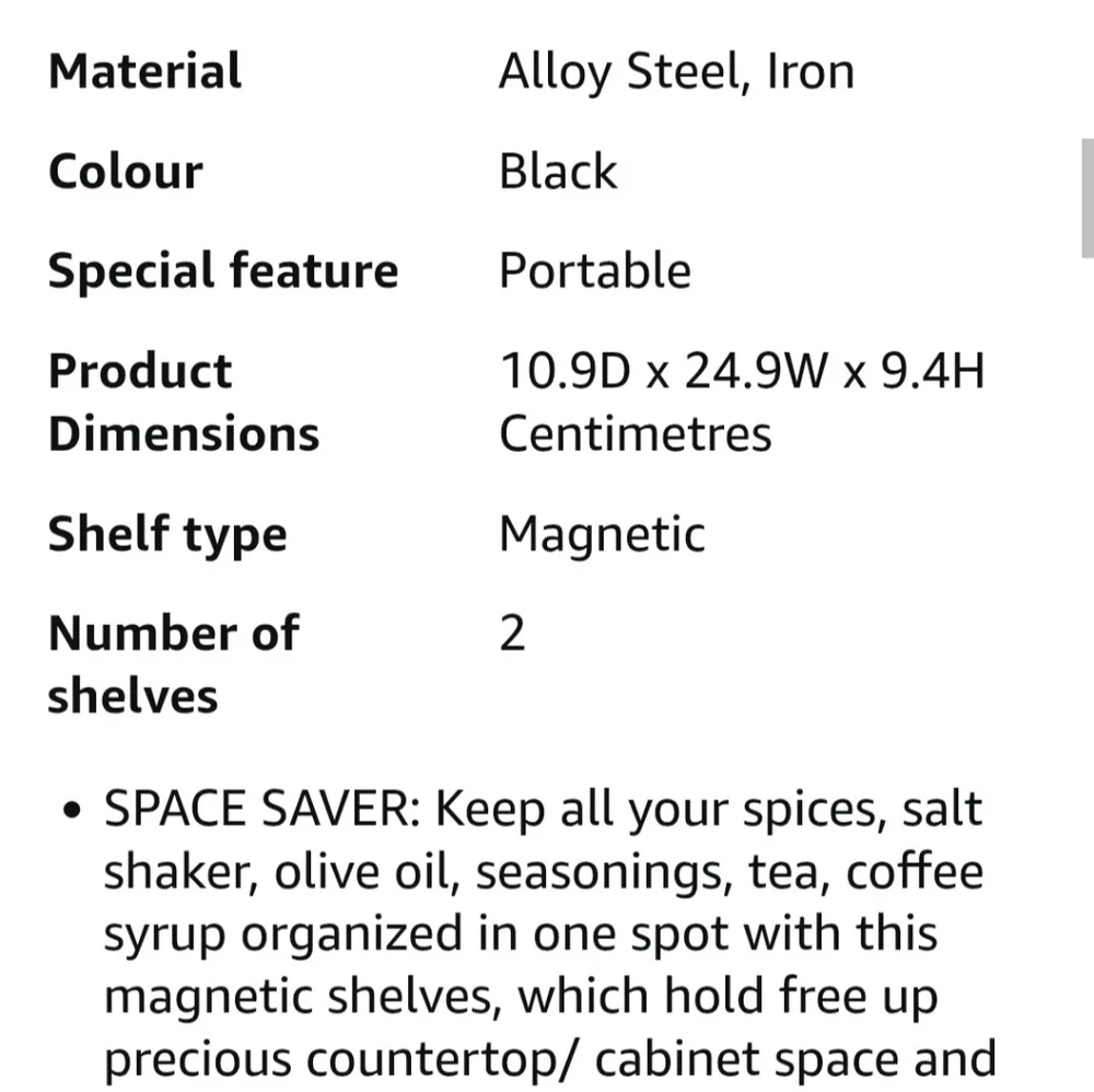 Magnetic Spice Rack Set of 2 - Picture 5 of 7